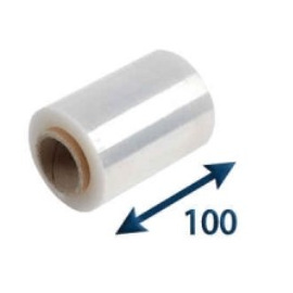 Fólie Stretch 100mm granát 23mic 150m transparent