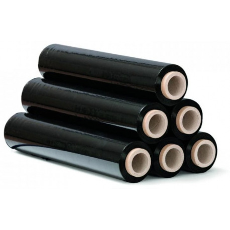 Fólie Stretch 500mm 23mic 142m černá