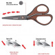 Nůžky Smart 17,5cm teflon 3D3175T
