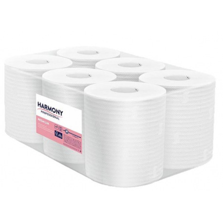 Papírové utěrky role 2-vrstvé 240x200mm Harmony 125m