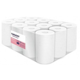 Papírové utěrky role 2-vrstvé 240x200mm Harmony 55m