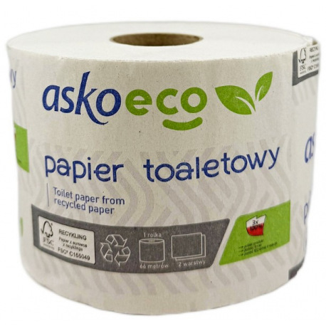 Toaletní papír Elfi Eco, 2-vrstvý, bílý