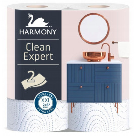 Papírové utěrky 2-vrstvé Harmony XXL 2x35m