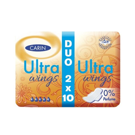 Carin Ultra Wings Aloe Vera vložky s křidélky 9ks