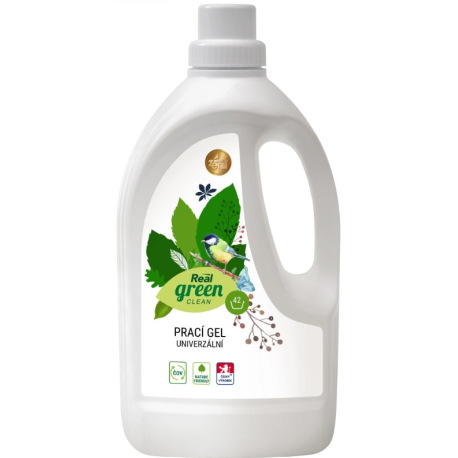 Real Green Clean prací gel 1,5l 42 praní