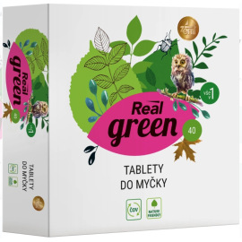 Real Green clean tablety do myčky 40ks