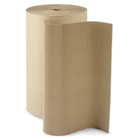 Dvouvrstvá vlnitá lepenka, vlna B 105cm 100m hnědo-šedá