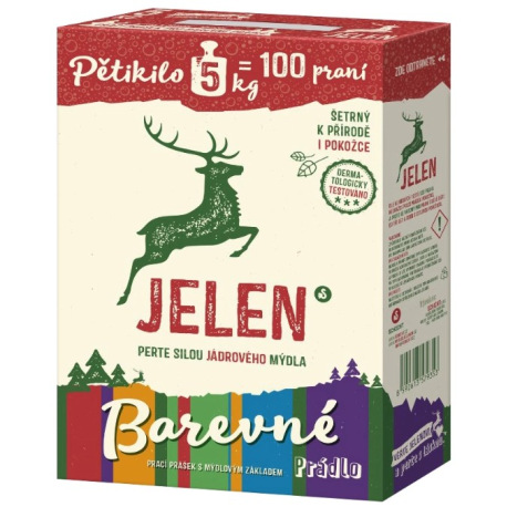 Jelen prací prášek Color 5kg 100 praní