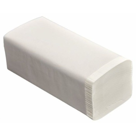 Papírové ručníky Harmony ZZ 2-vrstvé bílé 4000ks 24x22cm celulóza