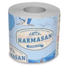Toaletní papír Harmasan recykl., 1-vrstvý 50m