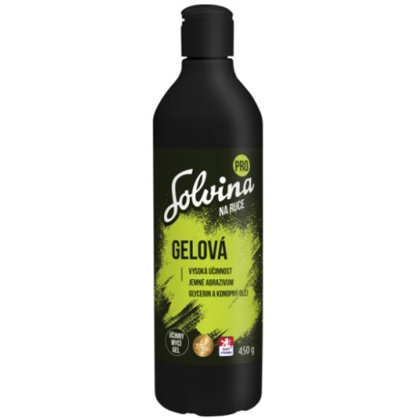 Solvina PRO gelový mycí gel na ruce 450g