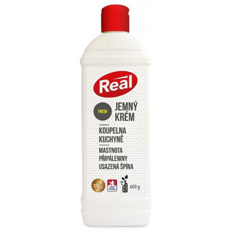 Čisticí krém Real jemný fresh antibacterial 600g
