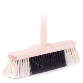 Smeták úklidový s holí dřevěný 30cm