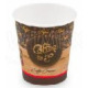 Pohárky papírové bílé Caffe to go 280ml 50ks průměr 80mm