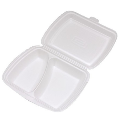 Menu box PPS bílý 2-dílný 241x207x69mm