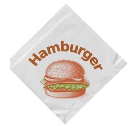 Sáček Hamburger 16x16cm 500ks