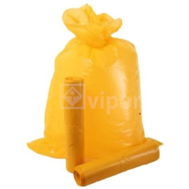 Pytel LDPE 70x110cm T40 žlutý 25ks