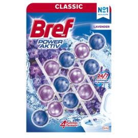 Bref WC Power Aktiv Lavender kuličky 3x50g