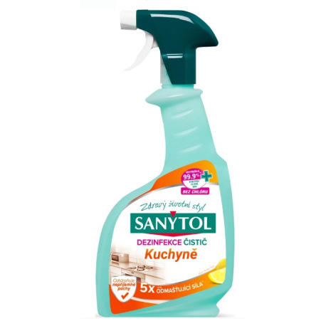Sanytol dezinfekční odmašťující čistič na kuchyně 500ml