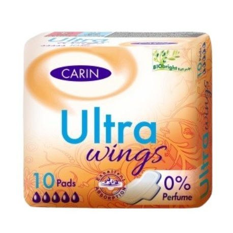 Carin Ultra Wings Aloe Vera vložky s křidélky 9ks