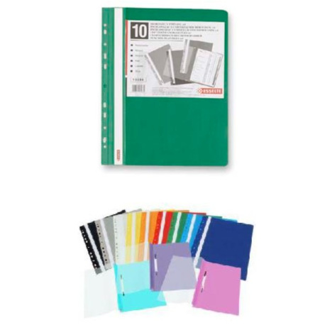 Rychlovazač PVC A4 s děrováním zelený