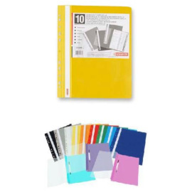 Rychlovazač PVC A4 s děrováním žlutý