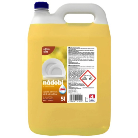Lavon na nádobí Lemon Plus 5l