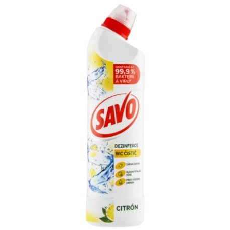 SAVO WC čistič Citrón 700ml