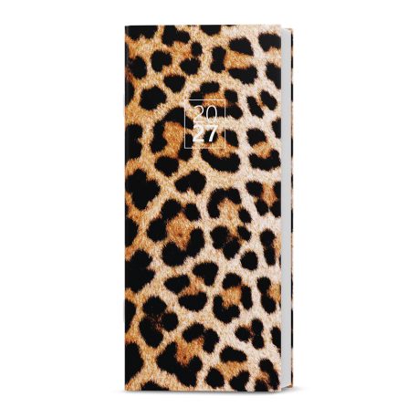 BMB9-1-27 Měsíční diář - Božka - lamino - Leopard-1