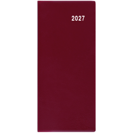 BMB1-3-27 Měsíční diář - Božka - PVC - bordó-1