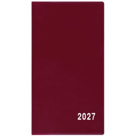 BMF1-3-27 Měsíční diář - Františka - PVC - bordó-1