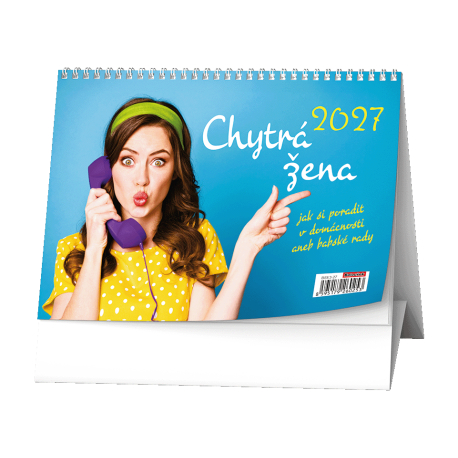 BSE3-27 Stolní kalendář - Chytrá žena-1