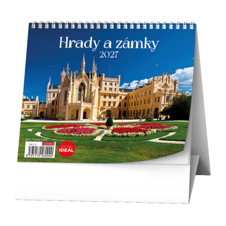 BSL1-27 Stolní kalendář - IDEÁL - Hrady a zámky -1