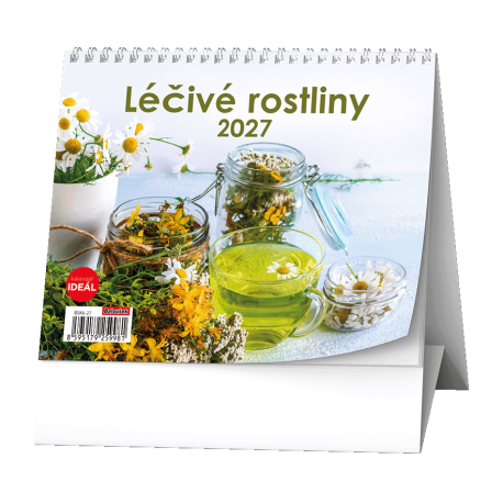 BSK6-27 Stolní kalendář - IDEÁL - Léčivé rostliny-1
