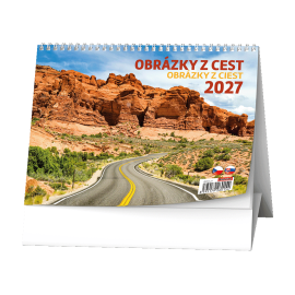BSH3-27 Stolní kalendář - Obrázky z cest-1