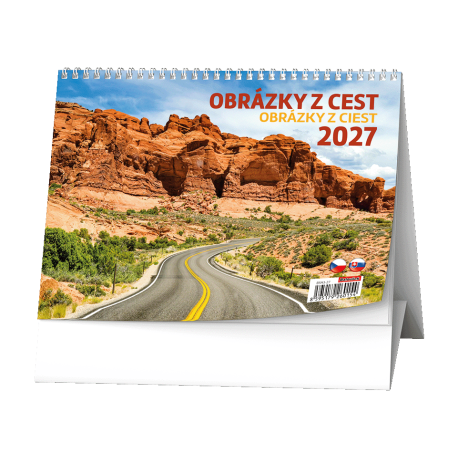 BSH3-27 Stolní kalendář - Obrázky z cest-1