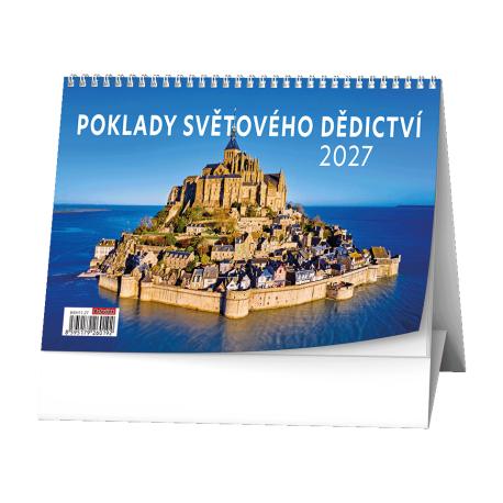 BSH11-27 Stolní kalendář - Poklady světového dědictví-1