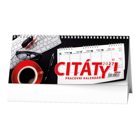 BSB1-27 Stolní kalendář - Pracovní kalendář CITÁTY I-1