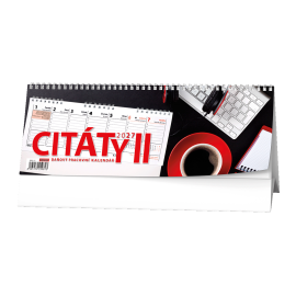 BSB2-27 Stolní kalendář - Pracovní kalendář CITÁTY II-1