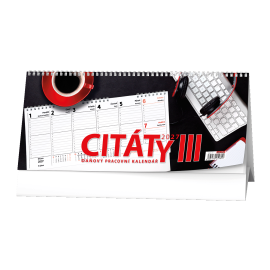 BSB3-27 Stolní kalendář - Pracovní kalendář CITÁTY III-1