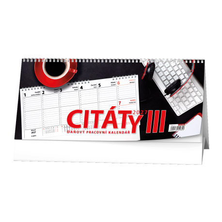 BSB3-27 Stolní kalendář - Pracovní kalendář CITÁTY III-1