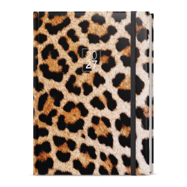 BTO9-2-27 Týdenní diář - Oskar - Lamino - A5 - Leopard-1