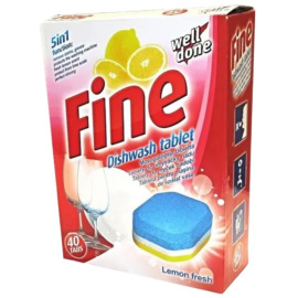 Fine 5v1 tablety 40ks do myčky na nádobí