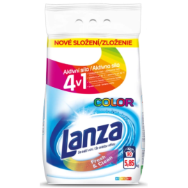 Lanza Fresh & Clean Color prací prášek na barevné prádlo 90 dávek 5,85kg
