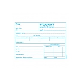 doklad výdaj.pokl.A6 SP/100l