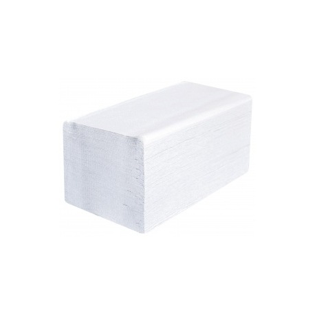 Papírové ručníky ZZ 2 vrstvý bílý 4000 ks 23x20,5 cm